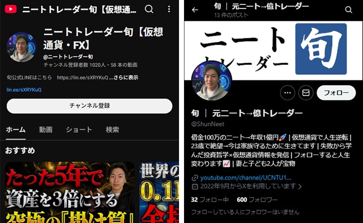 ニートトレーダー旬の活動