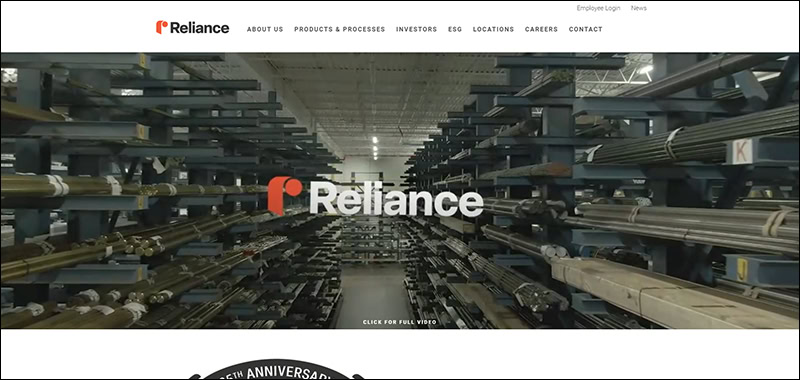 Reliance, Inc.の偽サイトに注意