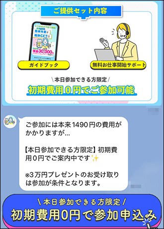 株式会社シンセツの副業の初期費用
